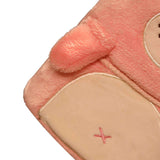 Flannel Blanket Cute Animal Shape Soft Skin Friendly Portable Nap Blanket for Sofa Bed Office Dormitory Pink Bear 80x100cm / 31.5x39.4in In Australia - Darrahopens