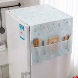 Refrigerator Dust Cover PEVA Home Water and Oil Proofing Refrigerator Cover Towel for Kitchen Rabbit 130x55cm/51.2x21.7in In Australia - Darrahopens