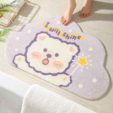Cute Bathroom Mat Minimalist Water Absorption Skid Resistant Bath Quick Dry Floor Mat for Home Light Up Bear 50X80cm / 19.7x31.5in In Australia - Darrahopens
