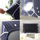 TV Cover Weatherproof Dustproof Universal Elastic Hanging Television Protector for Home Type 4 32in