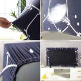 TV Cover Weatherproof Dustproof Universal Elastic Hanging Television Protector for Home Type 4 65in In Australia - Darrahopens
