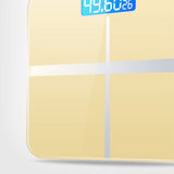Digital Weight Scale Tempered Glass Smart Accurate Measurement Digital Weight Scale for Home Use Luxury Gold Color 26x26cm / 10.2x10.2in Battery Model In Australia - Darrahopens