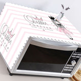 Microwave Cover Cloth Oven Cute Dust Proof Shiled Universal Oil Proof Nordic Style Simple Parts Princess 35x100cm