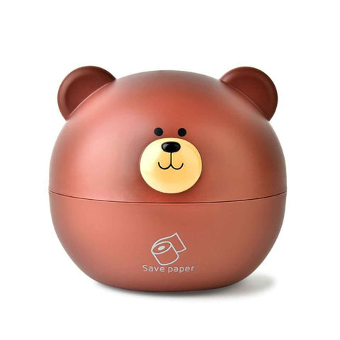 Tissue Holder PP Nordic Bear Shape Multifunctional Tissue Box Home Decoration for Desktop Table Living Room Brown In Australia - Darrahopens