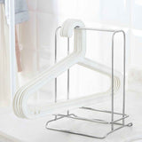 Clothes Hanger Holder Stainless Steel Hanger Storage Rack Sturdy Hanger Stacker for Bedroom Balcony Stainless Steel Color In Australia - Darrahopens