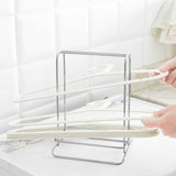 Clothes Hanger Holder Stainless Steel Hanger Storage Rack Sturdy Hanger Stacker for Bedroom Balcony Stainless Steel Color In Australia - Darrahopens