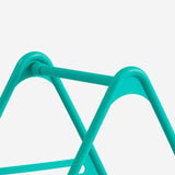 Hanger Storage Rack PP Triangular Rounded Design Shelf Multifunctional Organizer Green