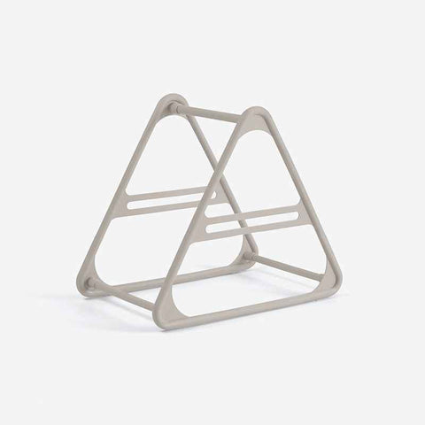 Hanger Storage Rack PP Triangular Rounded Design Shelf Multifunctional Organizer Gray In Australia - Darrahopens