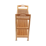 Multi Layer Shoe Rack Thicken Bamboo Large Capacity Durable Shoe Storage Rack for Bedroom Dormitory 3 Layers, 50cm/19.7in Length In Australia - Darrahopens