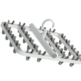 Drying Rack Foldable Matrix Hanging Point 24 Clips Household Drying Rack for Socks Underwear Panties White Grey In Australia - Darrahopens