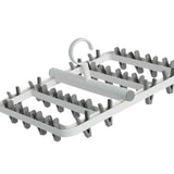 Drying Rack Foldable Matrix Hanging Point 24 Clips Household Drying Rack for Socks Underwear Panties White Grey In Australia - Darrahopens