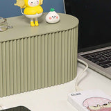 Cable Organizer Box Large Capacity Durable ABS Detachable Cover Insulated Cord Management Box for PC TV Appliances Greyish Green Large Size In Australia - Darrahopens