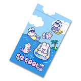 Self Sealing Bag PET CCP Wear Resistant Safe Odorless Cute Pattern Practical Reusable Self Sealing Pouch Diving Bunny 22.3x13.5 In Australia - Darrahopens
