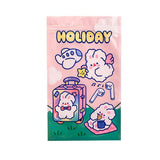 Self Sealing Bag PET CCP Wear Resistant Safe Odorless Cute Pattern Practical Reusable Self Sealing Pouch Travel Bunny 22.3x13.5 In Australia - Darrahopens