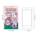 Self Sealing Bag PET CCP Wear Resistant Safe Odorless Cute Pattern Practical Reusable Self Sealing Pouch Travel Bunny 22.3x13.5 In Australia - Darrahopens