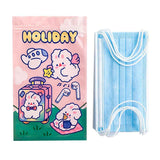 Self Sealing Bag PET CCP Wear Resistant Safe Odorless Cute Pattern Practical Reusable Self Sealing Pouch Travel Bunny 22.3x13.5 In Australia - Darrahopens
