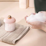 Face Foam Maker Portable Cleansing Foaming Cup Reusable Whip Bubble Maker for Travel Pink Gold In Australia - Darrahopens