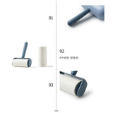 Capsule Sticky Lint Roller Dust Cleaning Tearable Refillable Hair Cloth Remover for Home Blue In Australia - Darrahopens