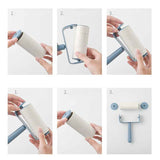 Capsule Sticky Lint Roller Dust Cleaning Tearable Refillable Hair Cloth Remover for Home Blue In Australia - Darrahopens