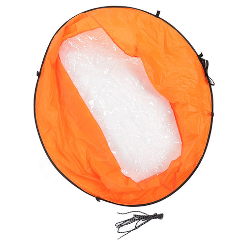 Foldable Kayak Boat Wind Sail EVA Reduced UV Radiation Portable Downwind Wind Paddle Sail for Outdoor Sport Orange In Australia - Darrahopens