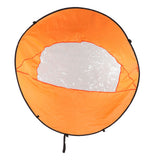 Foldable Kayak Boat Wind Sail EVA Reduced UV Radiation Portable Downwind Wind Paddle Sail for Outdoor Sport Orange