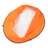Foldable Kayak Boat Wind Sail EVA Reduced UV Radiation Portable Downwind Wind Paddle Sail for Outdoor Sport Orange