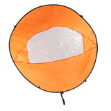 Foldable Kayak Boat Wind Sail EVA Reduced UV Radiation Portable Downwind Wind Paddle Sail for Outdoor Sport Orange