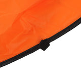 Foldable Kayak Boat Wind Sail EVA Reduced UV Radiation Portable Downwind Wind Paddle Sail for Outdoor Sport Orange