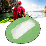 Foldable Kayak Boat Wind Sail EVA Reduced UV Radiation Portable Downwind Wind Paddle Sail for Outdoor Sport Green