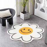Cute Flower Rug Cartoon Pattern Home Bedroom Bedside Rug Non Slip Water Absorption Floor Mat 001 60cm / 23.6in In Australia - Darrahopens