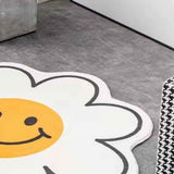 Cute Flower Rug Cartoon Pattern Home Bedroom Bedside Rug Non Slip Water Absorption Floor Mat 001 60cm / 23.6in In Australia - Darrahopens