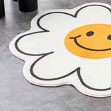 Cute Flower Rug Cartoon Pattern Home Bedroom Bedside Rug Non Slip Water Absorption Floor Mat 001 60cm / 23.6in In Australia - Darrahopens