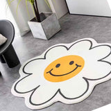 Cute Flower Rug Cartoon Pattern Home Bedroom Bedside Rug Non Slip Water Absorption Floor Mat 001 60cm / 23.6in In Australia - Darrahopens