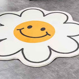 Cute Flower Rug Cartoon Pattern Home Bedroom Bedside Rug Non Slip Water Absorption Floor Mat 001 60cm / 23.6in In Australia - Darrahopens