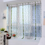 Embroidered Roman Sheer Curtain Classical Floral Window Screen Elegant Embroidered Roman Shade for Bedroom Balcony 2m/78.7in Height In Australia - Darrahopens