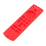 Remote Control Silicone Cover for Fire TV Stick Anti Slip Silicone Protective Case with Lanyard 3rd Gen Red