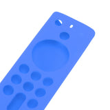 Remote Control Silicone Cover for Fire TV Stick Anti Slip Silicone Protective Case with Lanyard 3rd Gen Blue
