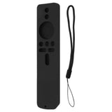 Silicone Protective Cover for Xiaomi TV Stick 4K Anti Slip Remote Control Case with Lanyard Black In Australia - Darrahopens