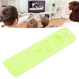 Silicone Protective Cover for Xiaomi TV Stick 4K Anti Slip Remote Control Case with Lanyard Fluorescent Green
