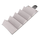 Sunglasses Organizer Case Multifunctional Multiple Slots PU Leather Travel Glasses Case Storage for Glasses Jewelry Gray