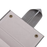 Sunglasses Organizer Case Multifunctional Multiple Slots PU Leather Travel Glasses Case Storage for Glasses Jewelry Gray