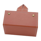 Sunglasses Organizer Case Multifunctional Multiple Slots PU Leather Travel Glasses Case Storage for Glasses Jewelry Brown