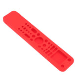 Remote Control Protective Cover Silicone Protective Case Television Accessories with Hand Strap for RMF TX520P Red
