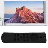Remote Control Cover Silicone Soft Anti Slip Shockproof Protective Remote Sleeve With Lanyard for Fire TV Stick Lite Black