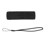 Silicone Remote Protective Cover Washable Remote Control Case Shockproof Remote Protector for Fire TV Stick Lite Black