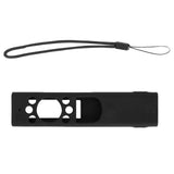 Anti Drop Remote Control Silicone Protective Cover Solar Cell Remote Control Replacement Cover for Samsung TM2180EcoBN59 Black