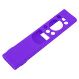 Anti Drop Remote Control Silicone Protective Cover Solar Cell Remote Control Replacement Cover for Samsung TM2180EcoBN59 Purple