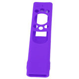 Anti Drop Remote Control Silicone Protective Cover Solar Cell Remote Control Replacement Cover for Samsung TM2180EcoBN59 Purple