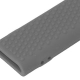 Anti Drop Remote Control Silicone Protective Cover Solar Cell Remote Control Replacement Cover for Samsung TM2180EcoBN59 Grey