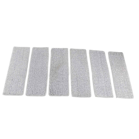Floor Mop Dry Wet Dual Use Microfiber Free Hand Washing Flat Cleaning Tile Mop for Home Use Blue 6 Piece of Pads In Australia - Darrahopens